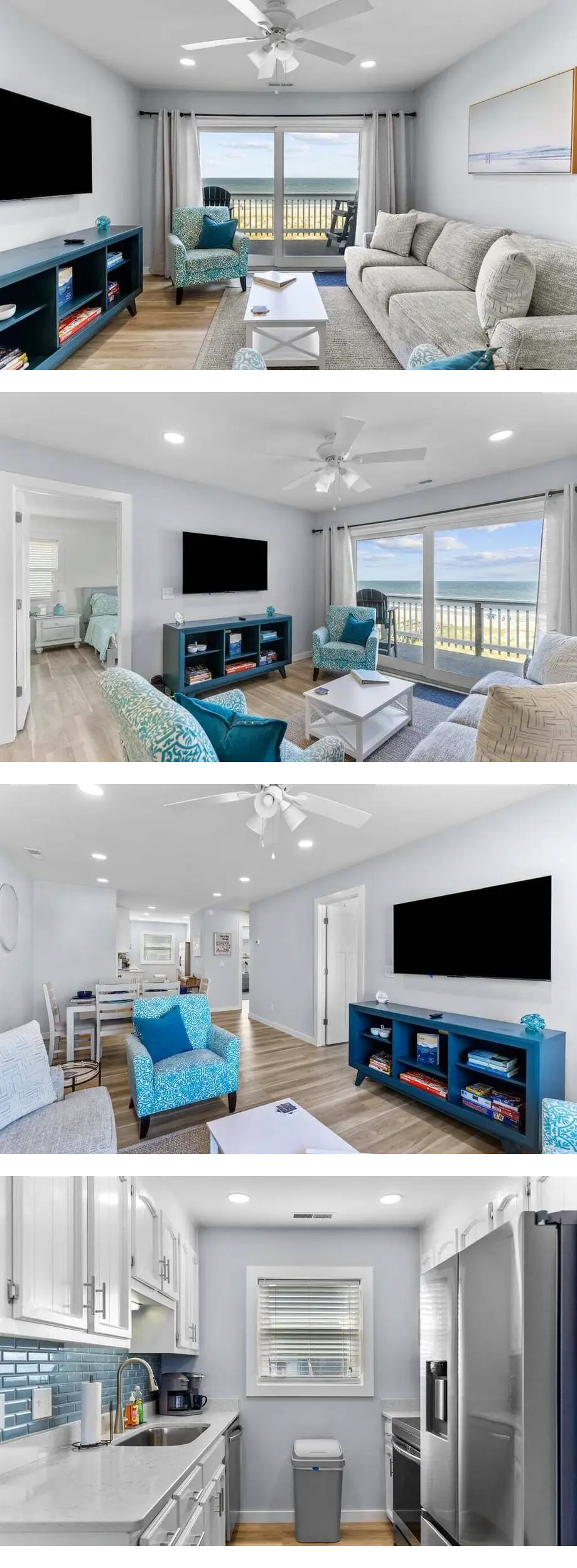 Oceanfront condo with pool. Easy walk to...