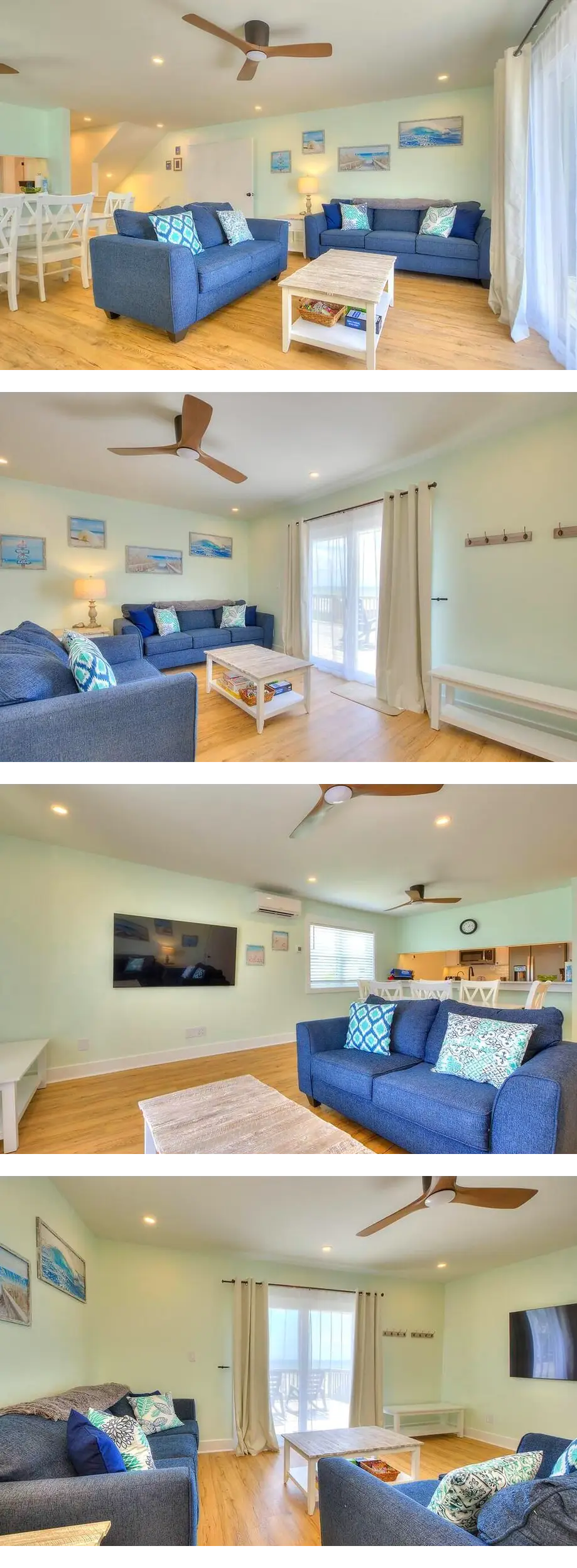 3BR/2BA Duplex - Oceanfront, Gazebo, Clo...