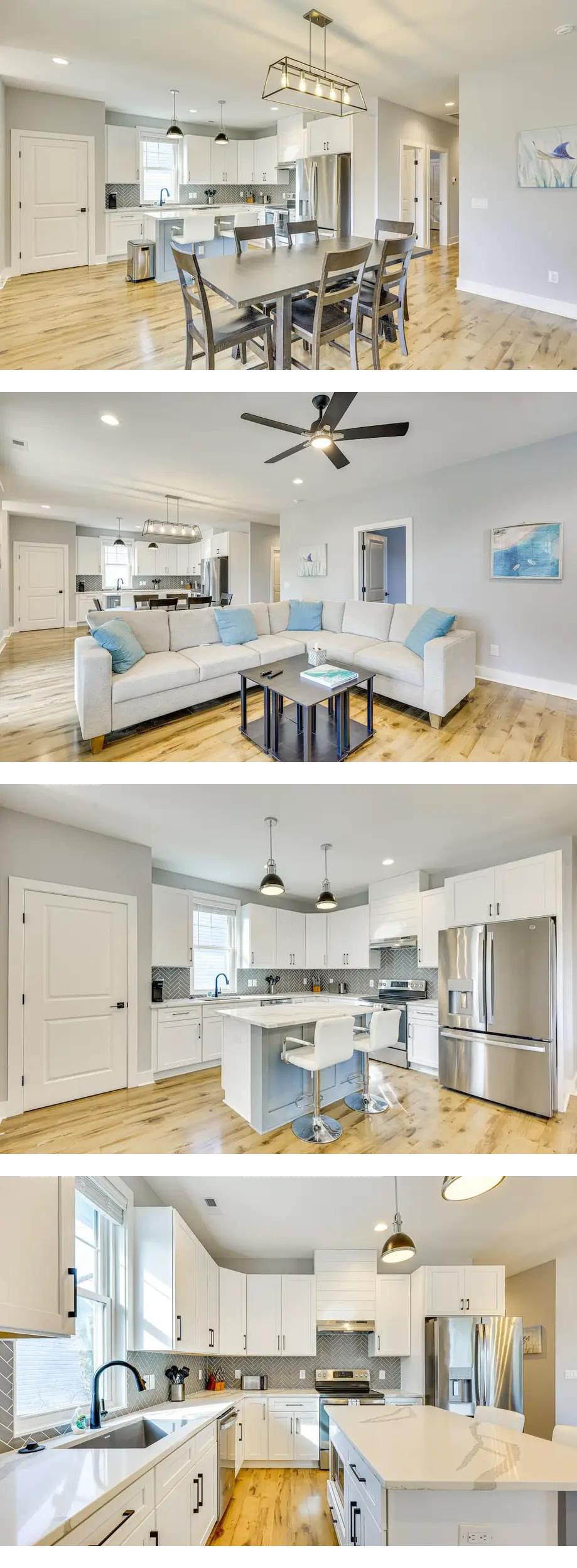 Oak Island Coastal Home w/ Covered Deck!
