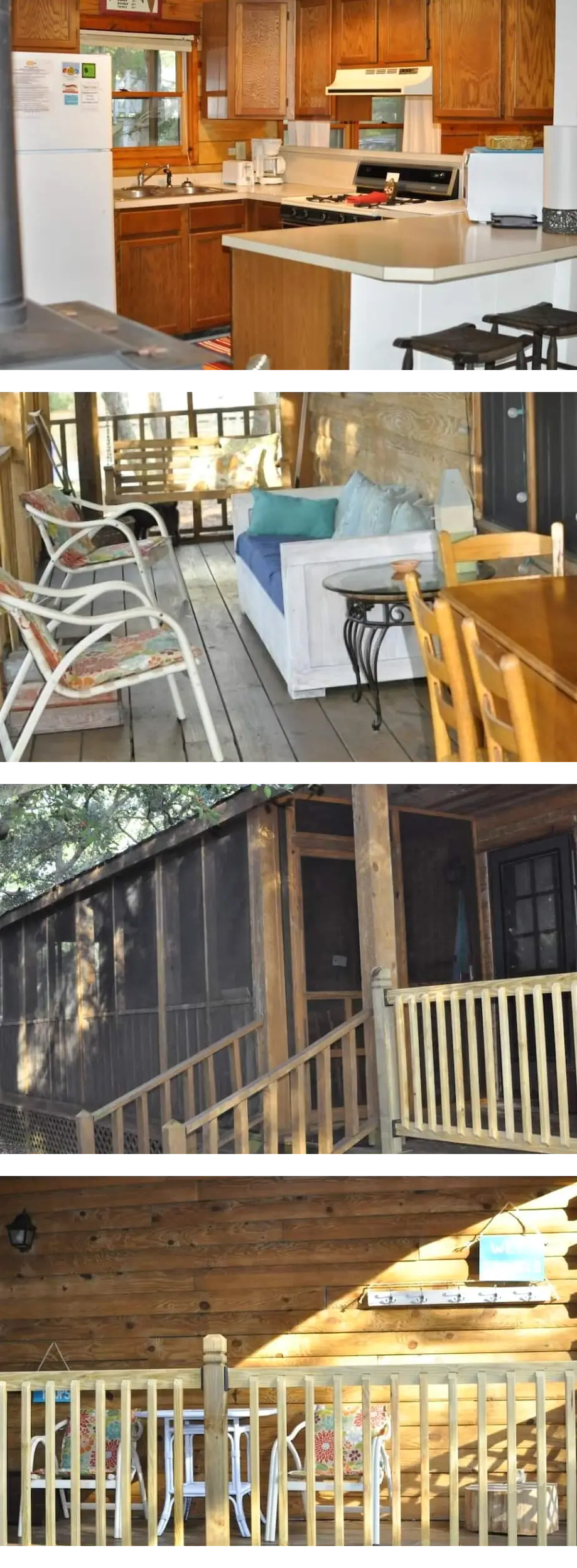 Wateroak shaded home with screened porch...