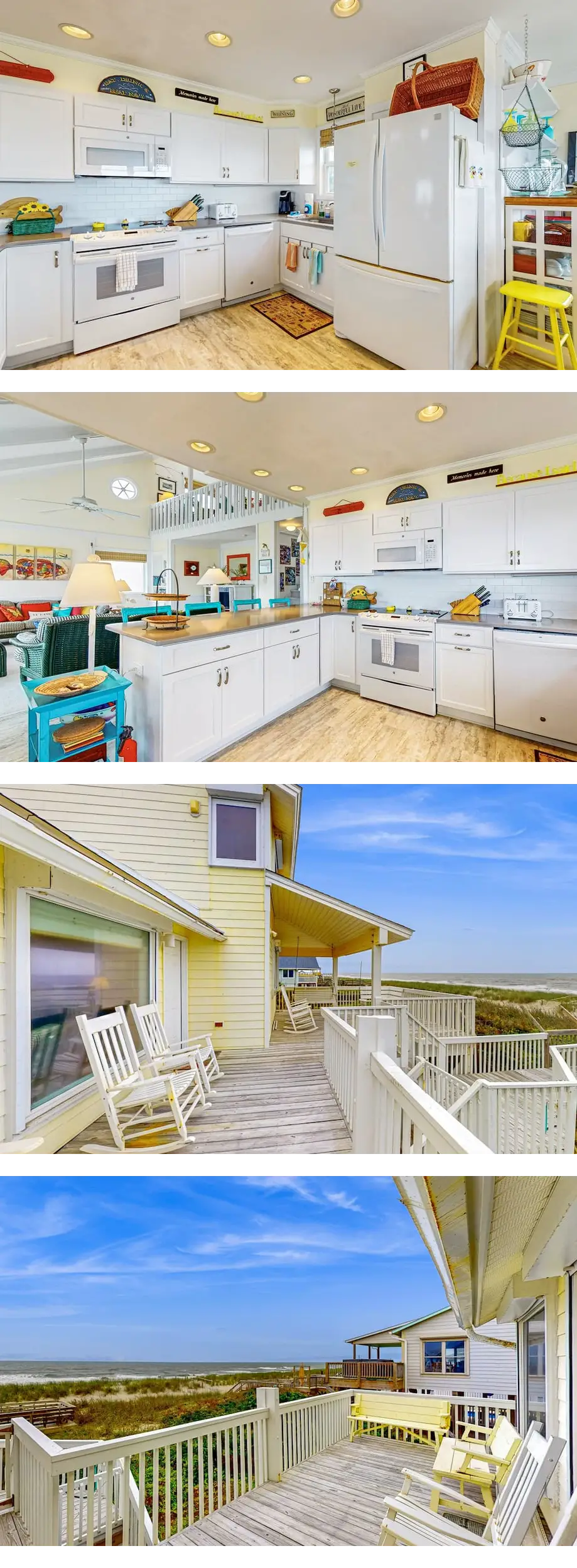 Vibrant oceanfront retreat with a furnis...