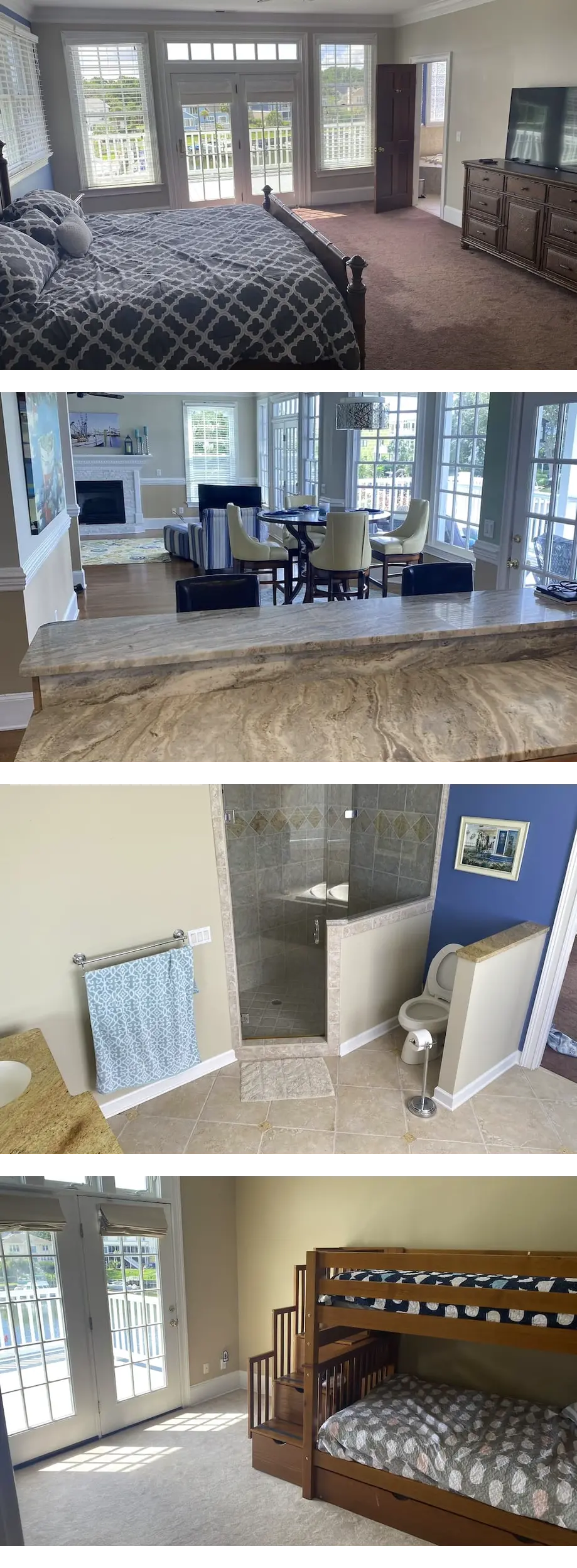 Ocean views on the 3rd, 4th floor & roof...