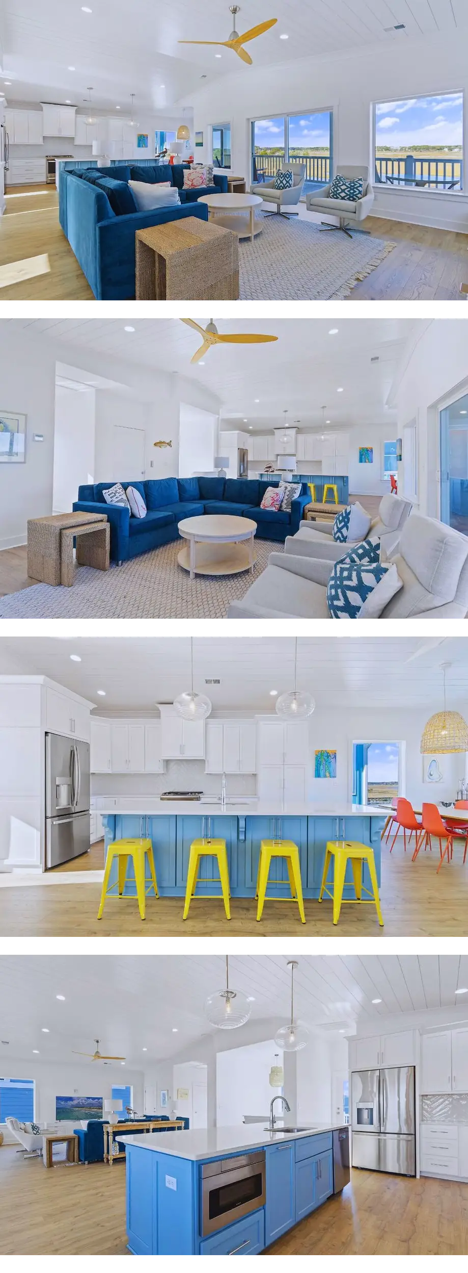 Colorful, chic, and modern home situated...