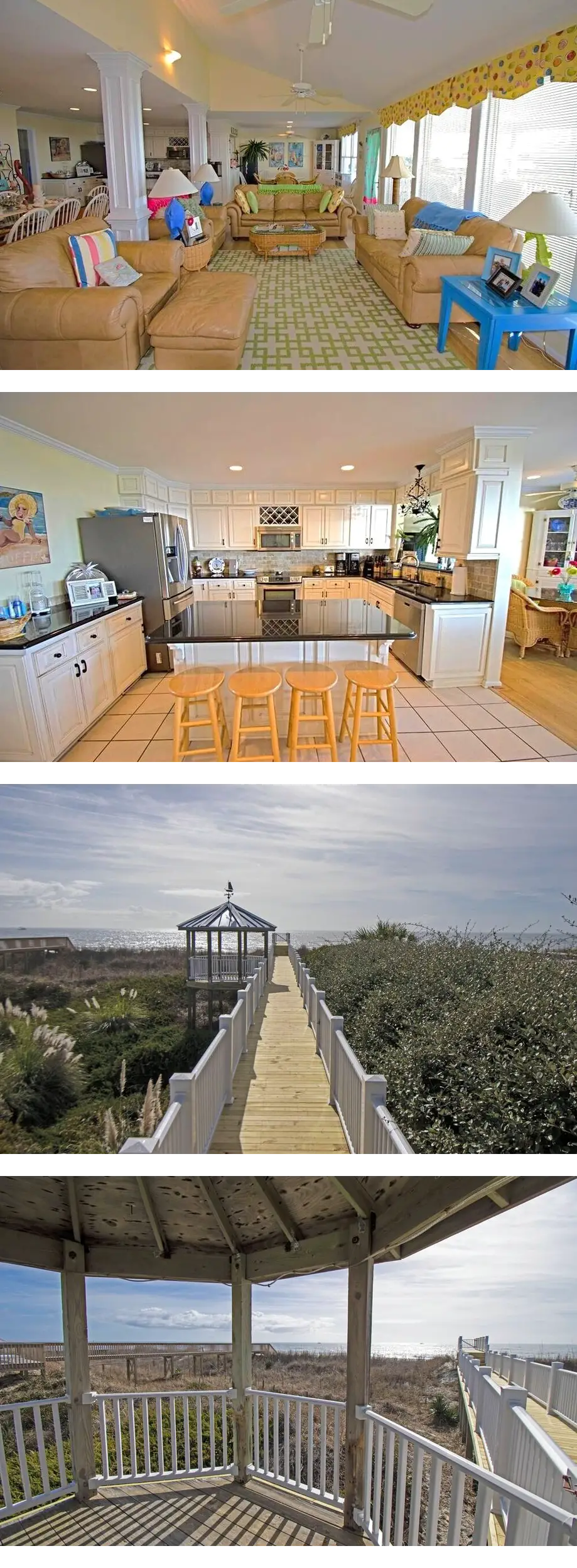 Cozy, Colorful, Coastal Cottage - Oceanf...