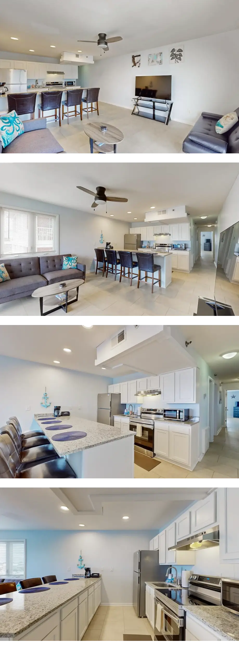 Coastal condo with short walk to the bea...