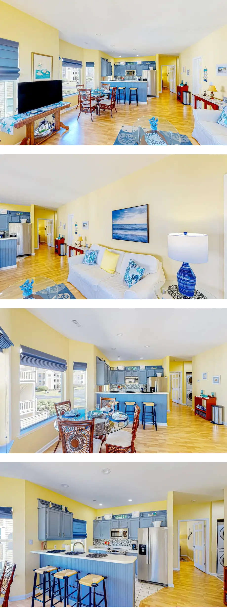 Clean condo with golf course & water vie...