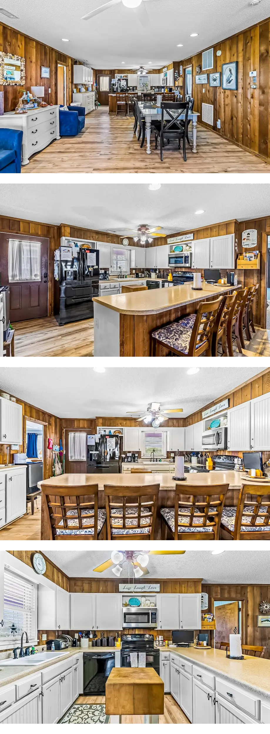 Oceanfront screened porch & private walk...