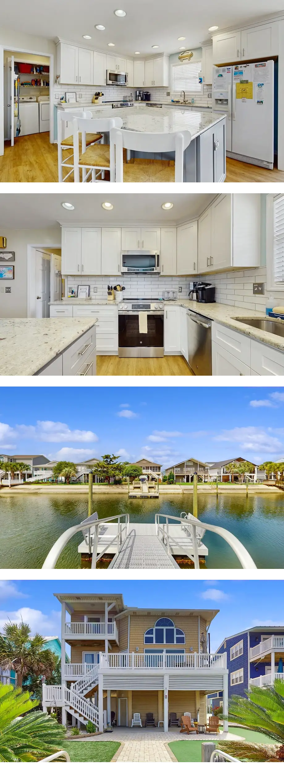 Beautiful canal front home with private ...