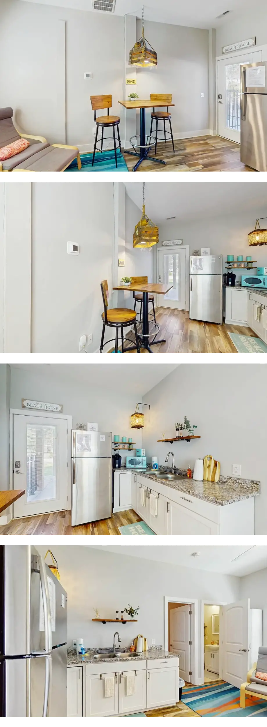 1st-floor apt near the beach with kitche...