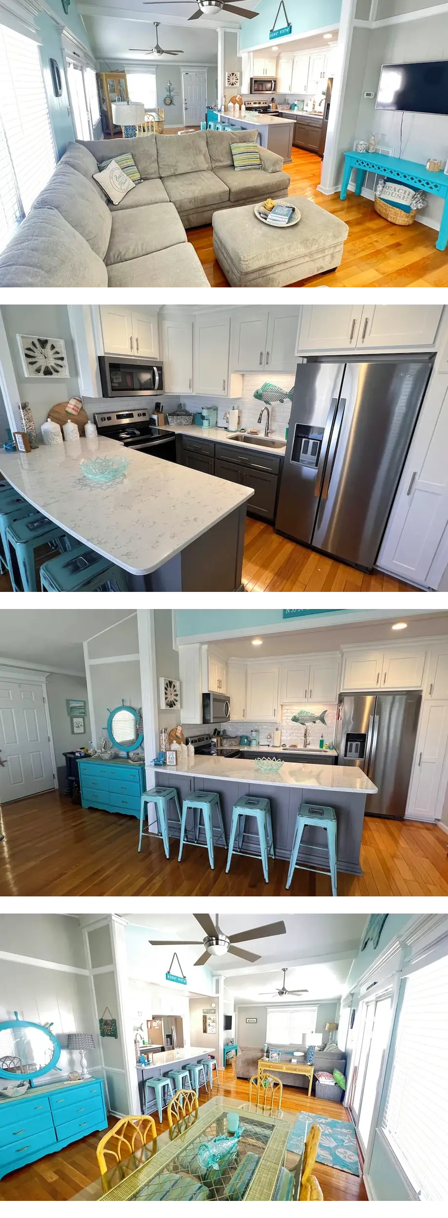 Cozy canal front home, walk to beach & p...