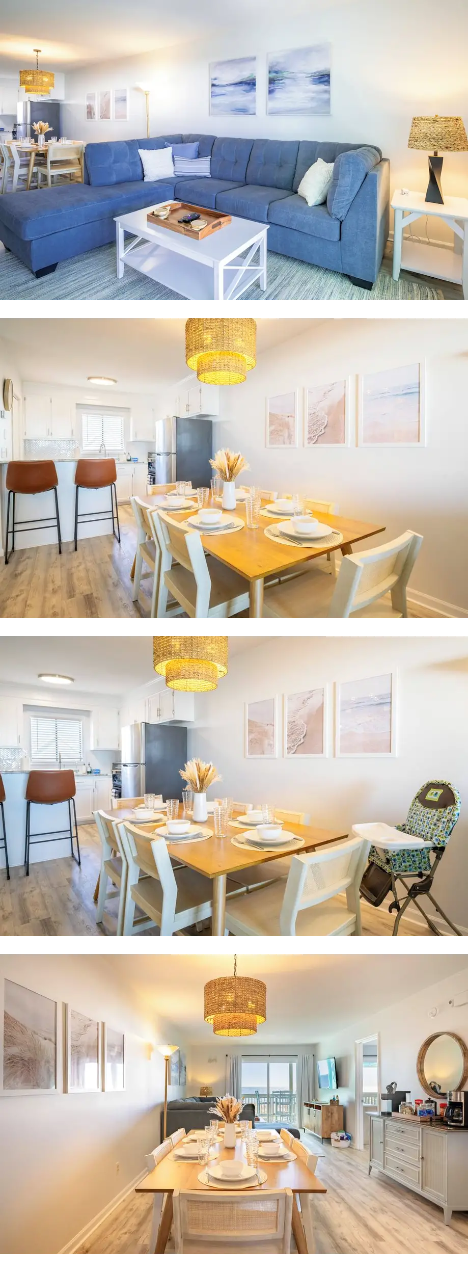 Oceanfront Condo with Views/ King Bed/ W...