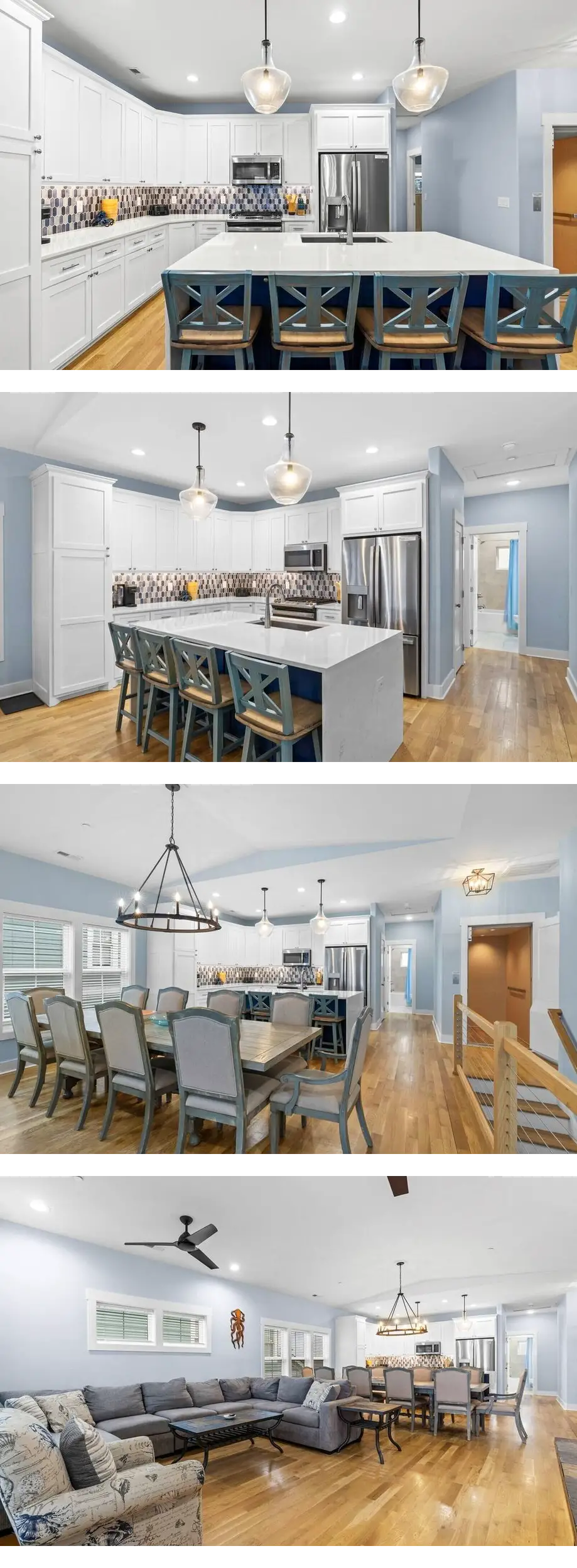 8BR/5.5BA Home - Oceanfront, Water Views...