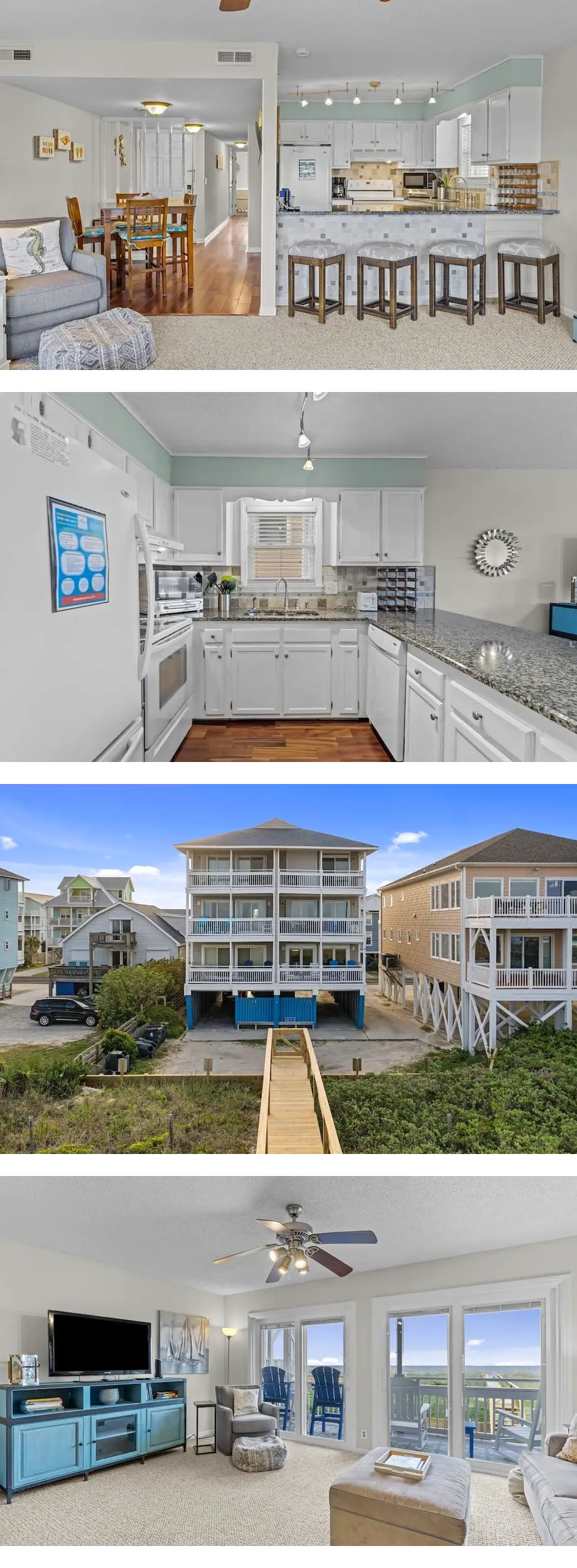 Beachfront Bliss- 2 BDR/2 Bath- Sleeps 6