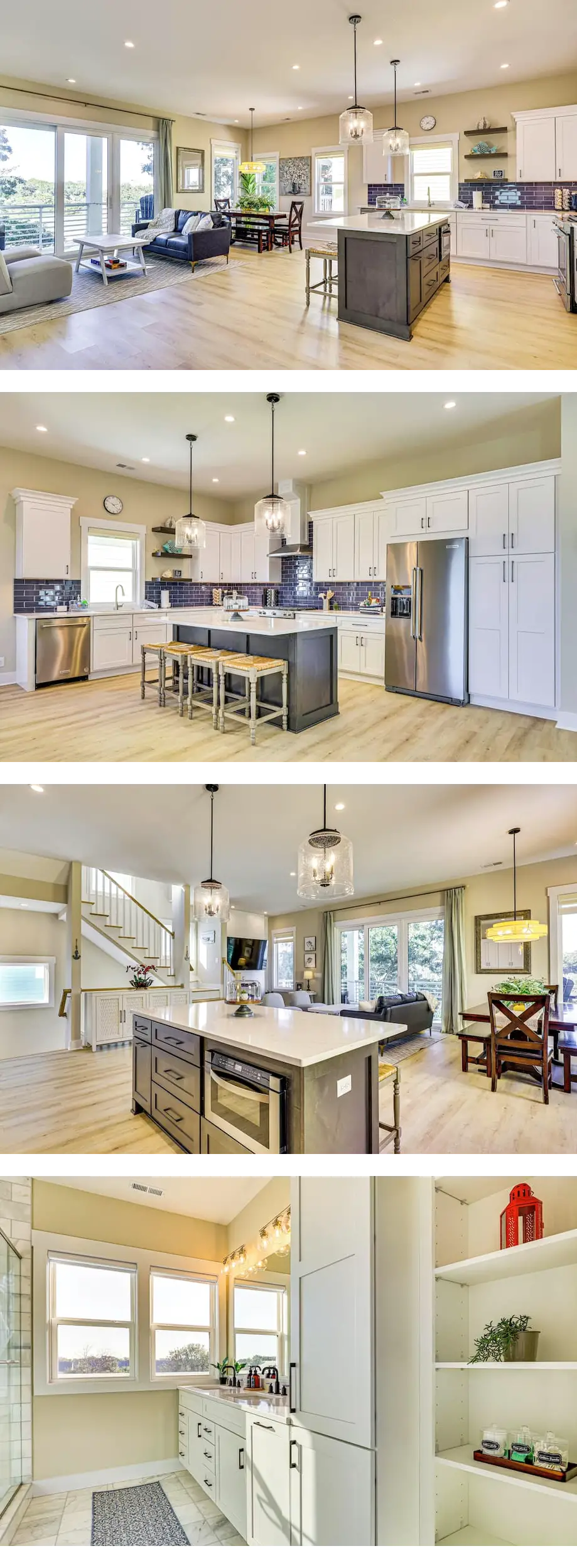 Luxe 2-Home Combo in Carolina Beach: Wal...